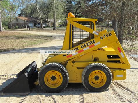 what year model is a 675 john deere skid steer|john deere 675b specifications.